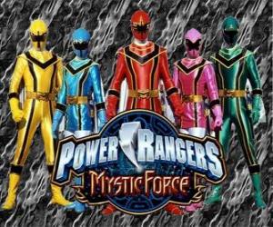Puzzle Power Rangers Mystic Force